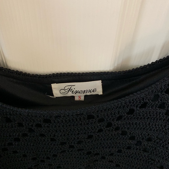 A black Firenze Sweater Tank Top - Picture 4 of 4